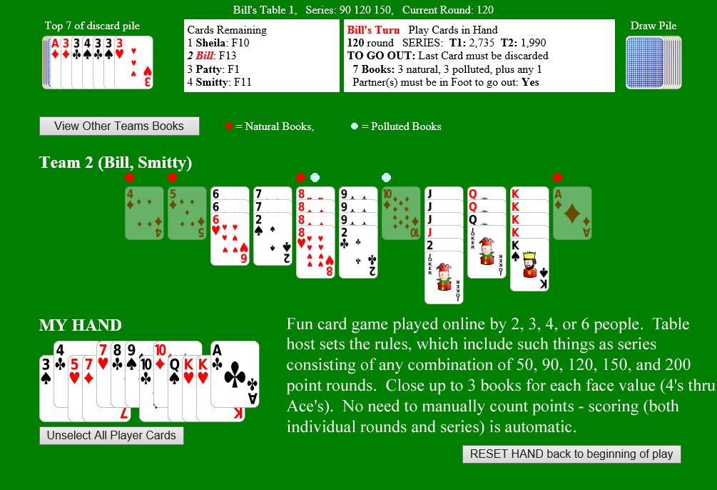 directions to play hand and foot card game directions to play hand and foot card game